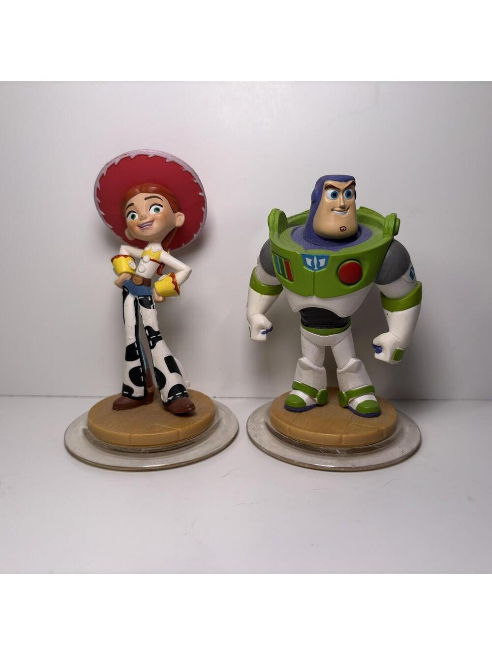 Disney Infinity Figure Lot Of 2 Buzz Lightyear & Jesse Pixar Toy Story
